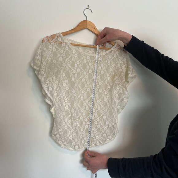 Inside Collection. Floral Pattern Lace Swim Cover-Up. Size M. Womens. - Picture 6 of 6